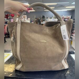 See By Chloe Beige and Cream Tote